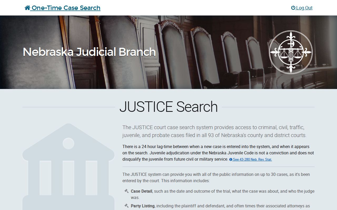 Lincoln residents directory Nebraska JUSTICE name search